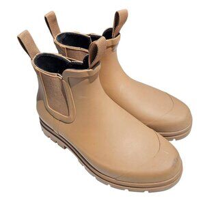 Everlane Tawny Brown Rubber Bootie